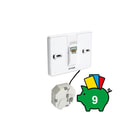 Honeywell Home - Evohome Toeb./onderd. ruimte(klok)thermost. Evoh. Wifi Wandmont.+Voed.