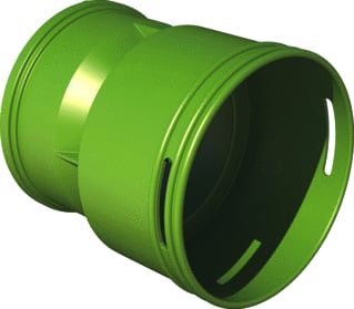 Ubbink - Air Excellent AE48 Verbindingsstuk rond luchtkanaal Verb.St. Ae48C