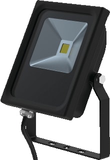 Bailey - Floodlight Downlight/spot/schijnwerper led flood zwart 10w 3000k