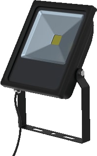 Bailey - LED Floodlight Downlight/spot/schijnwerper led flood zwart 20w 6500k