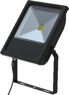 Bailey - Downlight/spot/schijnwerper led flood zwart 50w 3000k