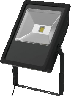 Bailey - Floodlight Downlight/spot/schijnwerper led flood zwart 70w 3000k