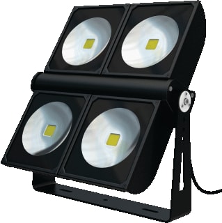 Bailey - Downlight/spot/schijnwerper led fldl zw 300w 3000k