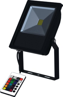Bailey - Downlight/spot/schijnwerper led flood zw 20w rgb+afst