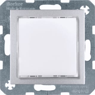 Hager Berker - S.1/B.X Lichtsignaaleenheid Ledmod Rd/Gr, S.1/Bx Alu