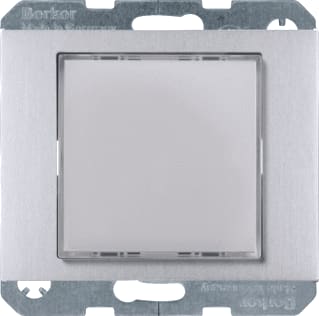 Hager Berker - K.5 Lichtsignaaleenheid led rd/grn sign basis alu