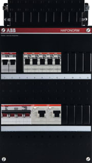 ABB - Hafonorm HAD Groepenkast, geassembleerd Inst. Kast Had3332-22F+H44