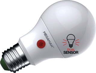 Megaman - Classic LED-lamp Led 5,5/40W Sensorlamp