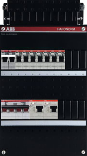 ABB - Hafonorm HAD Groepenkast, geassembleerd Inst. Kast Had3433-22F+H44