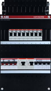 ABB - Hafonorm HAD Groepenkast, geassembleerd Inst. Kast Had3434-22+H44D