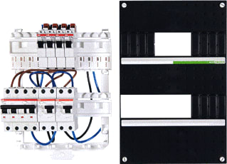 ABB - Hafonorm HAD Groepenkast, geassembleerd Inst. Kast Hadr3232-22+H44
