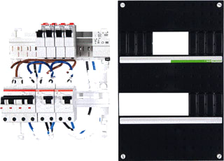 ABB - Hafonorm HAD Groepenkast, geassembleerd Kast Hadr3232-22T+H44