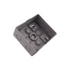 Wiska - WHK 608 U Opbouwdoos wand/plafond Kabelds Onderbak Whku Grs
