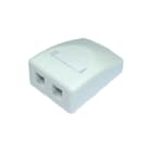 COMMSCOPE NETCONNECT - Office box Inzetplaat schakelmateriaal opbouwdoos 2v leeg wit