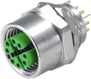 Weidmüller - Ronde connector, inbouw (PCB) 1393080000 DS10