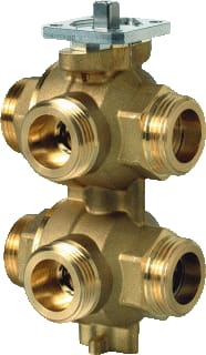 Siemens - Acvatix VWG Zeswegregelafsluiter 6Wrkglk Vwg41.20-2.5-4.25
