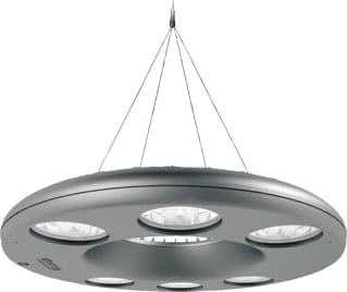 Disano - Disco Straat- en pleinverlichtingsarm. 3333 disco cdl zilv 72w