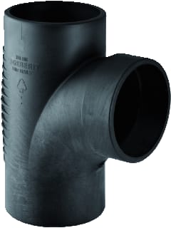 Geberit - Silent-db20 Fitting met 3 aansluitingen Pe Silent T-St88,5 135/110