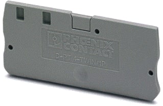Phoenix Contact - Eindplaat rijgklem D-Pt 4-Twin/1P