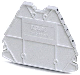Phoenix Contact - Eindplaat rijgklem D-Ptrv 4 Wh A-D Lgs