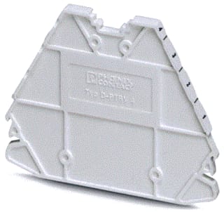 Phoenix Contact - Eindplaat rijgklem D-Ptrv 4 Wh 4-1 Lgs