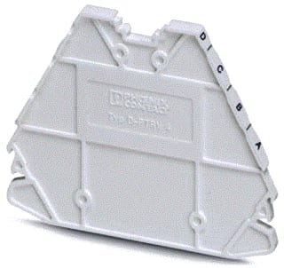 Phoenix Contact - Eindplaat rijgklem D-Ptrv 4 Wh D-A Lgs
