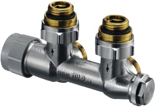Oventrop - Multiblock T Rad.aansl.combi. m kraan+onderblok Anschlussarm