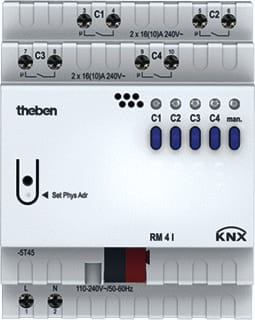 Theben - RM Schakelactor bussysteem Schakelactor Rm4I Knx
