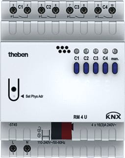 Theben - RM Schakelactor bussysteem Schakelactor Rm4U Knx