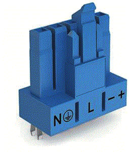 Wago - Conn. v insteekbare gebouwinstall. connector 890-3105