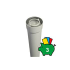Ubbink - Ubifit Push-Fit Concentr. RGA/LTV buis Verlengbuis 500Mm D60/100