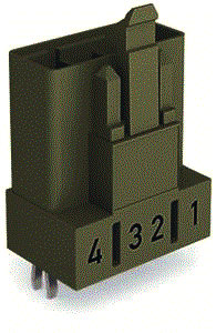 Wago - Conn. v insteekbare gebouwinstall. connector 890-874