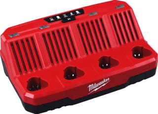 Milwaukee - M12 Acculader elektrisch gereedschap 4 Bay Lader C4
