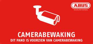 ABUS - Veiligheidspictogram Waarschuw Vidbewaking Nl