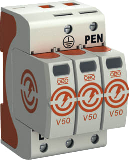 OBO - Gecombineerde afleider energietech. COMBI CTRL