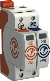 OBO - Gecombineerde afleider energietech. COMBI CTRL V50-1+NPEFS-150