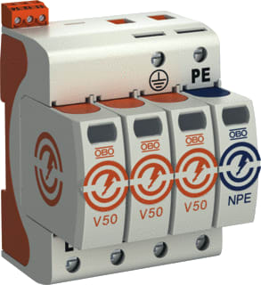 OBO - V50 320 Gecombineerde afleider energietech. Combi Ctrl V50-3+Npefs-320