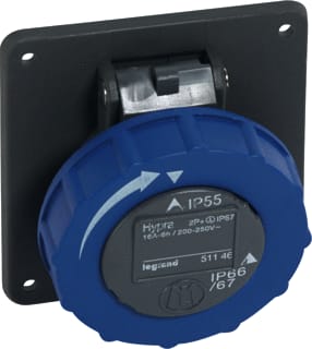 Legrand - Hypra CEE-contactdoos, aanbouw Inb Wcd 230V 16A 3P