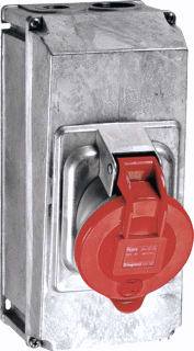 Legrand - Hypra CEE-contactdoos combinatie box+wcd 400v 63a 4p hypra