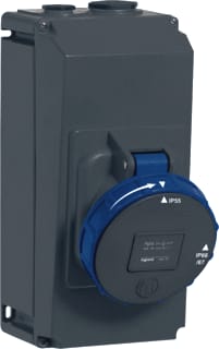 Legrand - Hypra CEE-contactdoos combinatie box+wcd 230v 63a 4p hypra