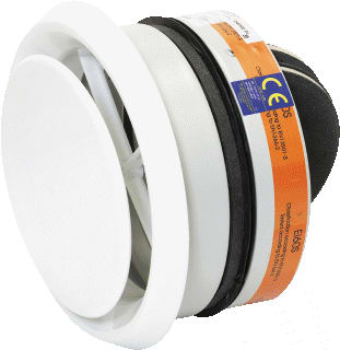 AIR Spiralo® - Ventilatieventiel Brandvl.Klep+Vent 125Mm