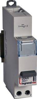 Legrand - LEXIC DIN Drukknop modulair pulsdr cx3 ng 20a 250v
