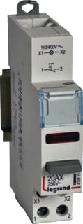 Legrand - LEXIC DIN Drukknop modulair druksch ng+rd 110/400v