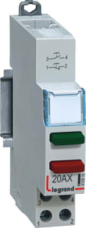 Legrand - LEXIC DIN Drukknop modulair Cx3 Pulsdrukker No+Ng 20A