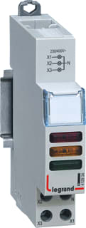 Legrand - LEXIC DIN Signaallamp modulair Cx3 Signaallamp 3X Rd/Gl/