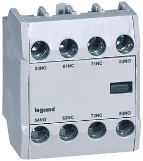 Legrand - LEXIC CTX3 Hulpcontactblok hulpcontact 2no+2ng voor