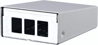 Metz Connect - PDE9P Front-/patchpan. leeg kast/lessenr btr 130861-0302ke