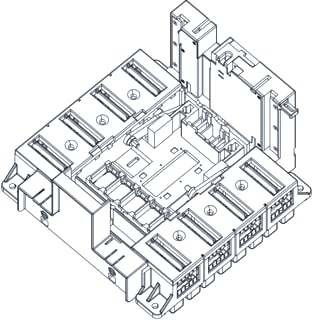 Legrand - LEXIC DPX3 Chassisdeel vermogensschakelaar 422589