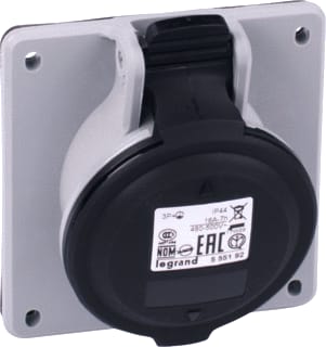 Legrand - P17 Tempra Pro CEE-wandcontactdoos Wcd Cee 500V 16A 4P Ip44