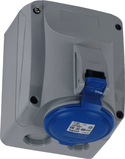 Legrand - P17 Tempra Pro CEE-contactdoos combinatie 555254